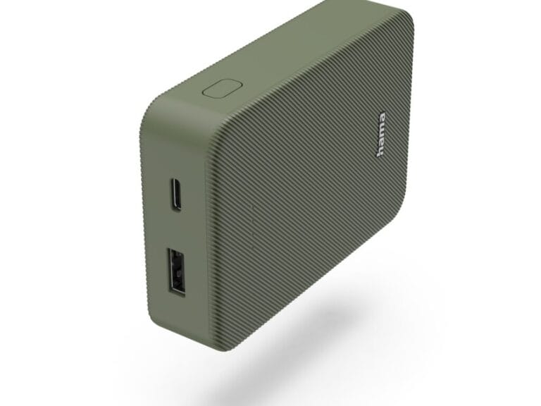 Hama Power Pack Colour 10 10000mAh 2 Uitgangen: USB-C USB-A Groen