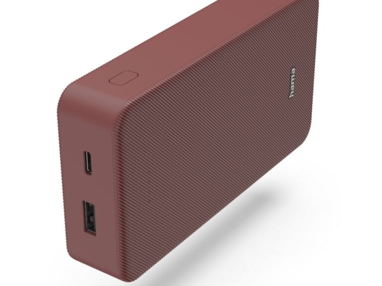 Hama Power Pack Colour 20 20000mAh 2 Uitgangen: USB-C USB-A Rood