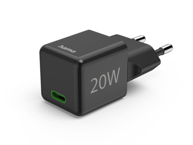 Hama Snellader USB-C PD/Qualcomm® Super-Mini-Charger 20 W Zwart