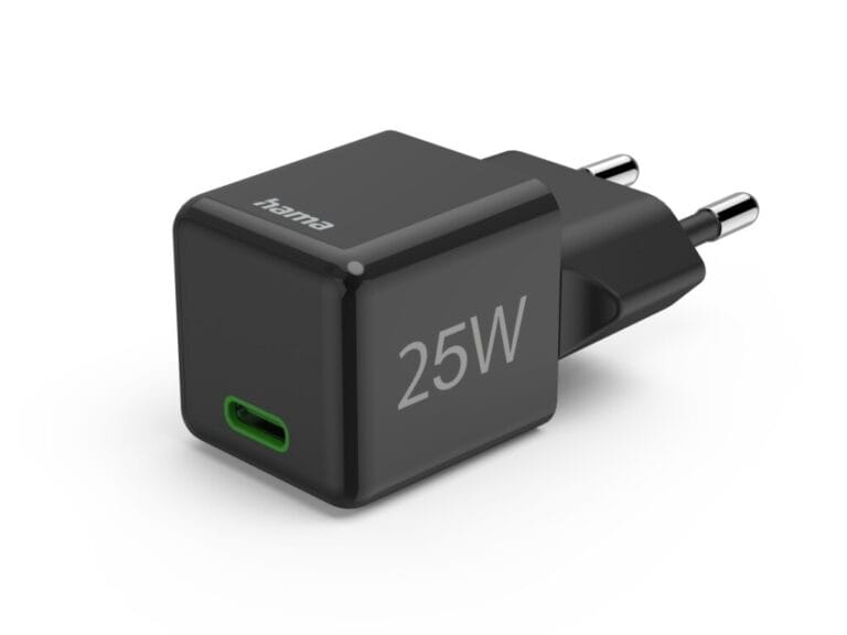 Hama Snellader 25W USB-C PD/Qualcomm Zwart