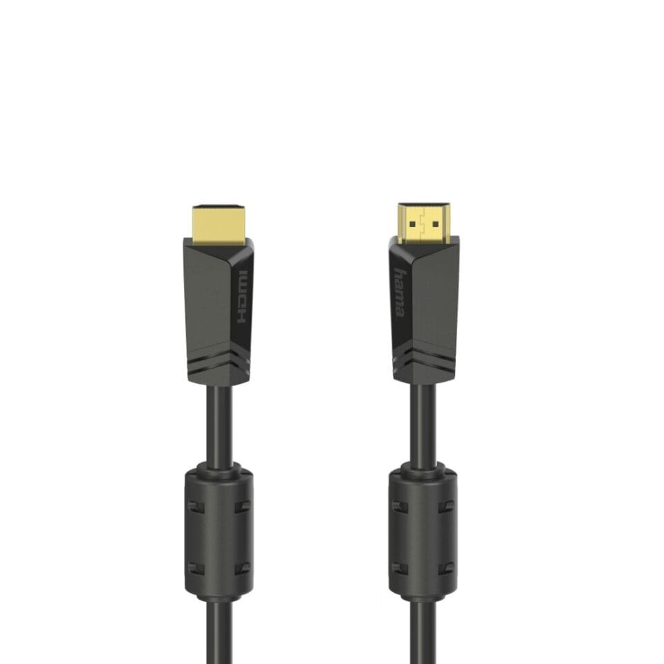 Hama High Speed HDMI™-kabel Connector - Connector 4K Ethernet Verguld 15