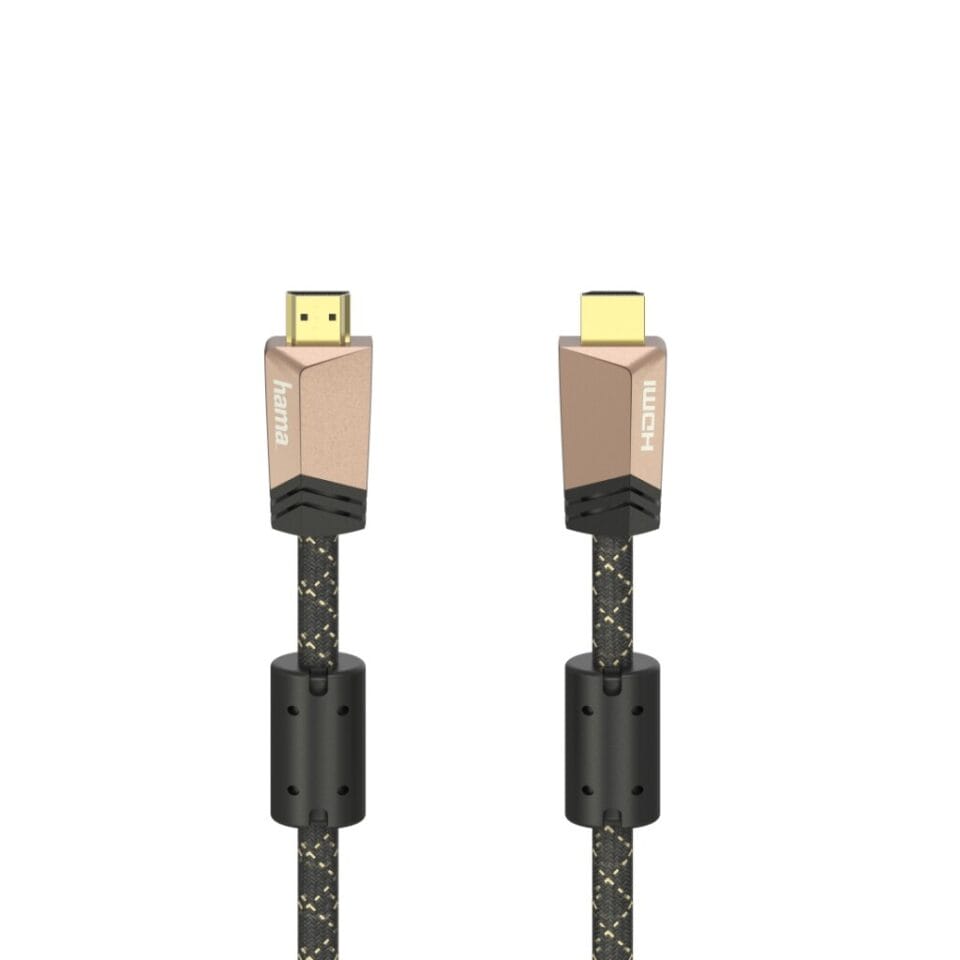 Hama Premium HDMI™-kabel Met Ethernet Conn. - Conn. Ferriet Metaal 1