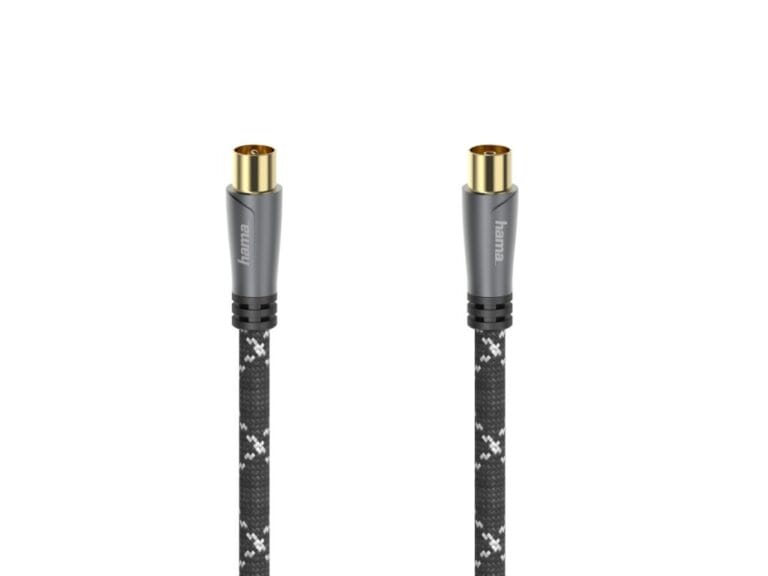 Hama Antennekabel Coax-stekker - Coax-koppeling Metaal Verguld 1