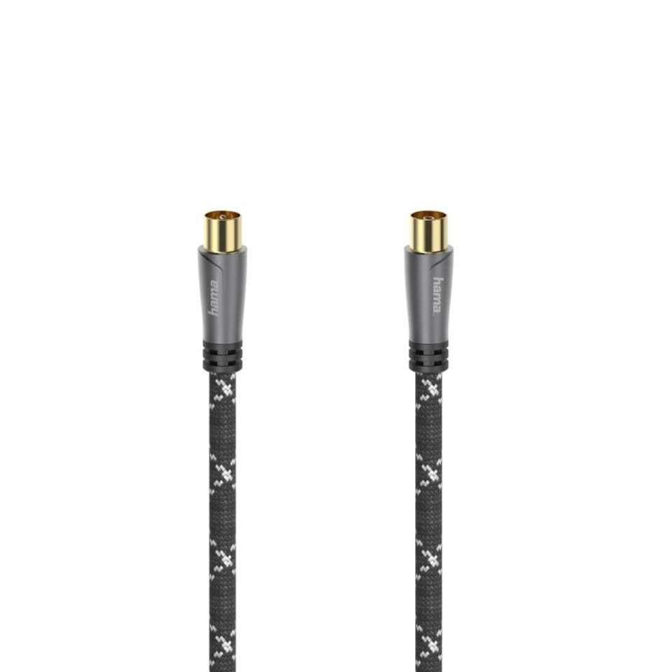 Hama Antennekabel Coax-stekker - Coax-koppeling Metaal Verguld 5