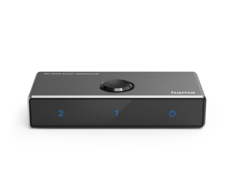 Hama 8K HDMI-Switch Bidirectional 1in2 Out/2in1 Out Zwart