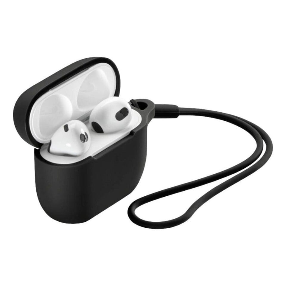 Hama Beschermhoes Fantastic Feel voor Oplaadcase AirPods 3e Gen Zwart