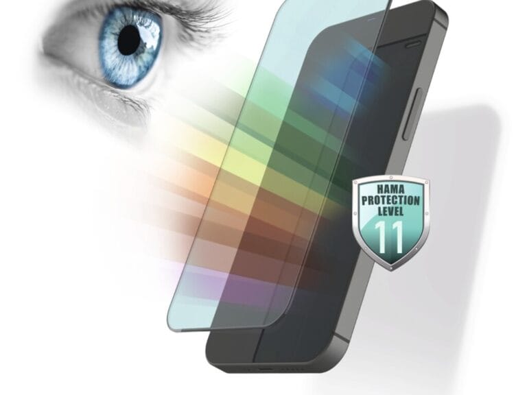 Hama 3D-full-screen-beschermglas Anti-Bluelight + Antibact. IPhone 13 Mini