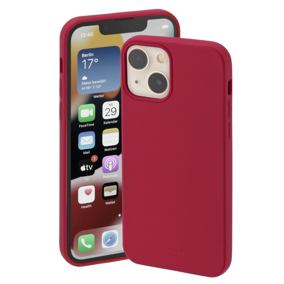 Hama Cover Finest Feel Voor Apple IPhone 14 Rood