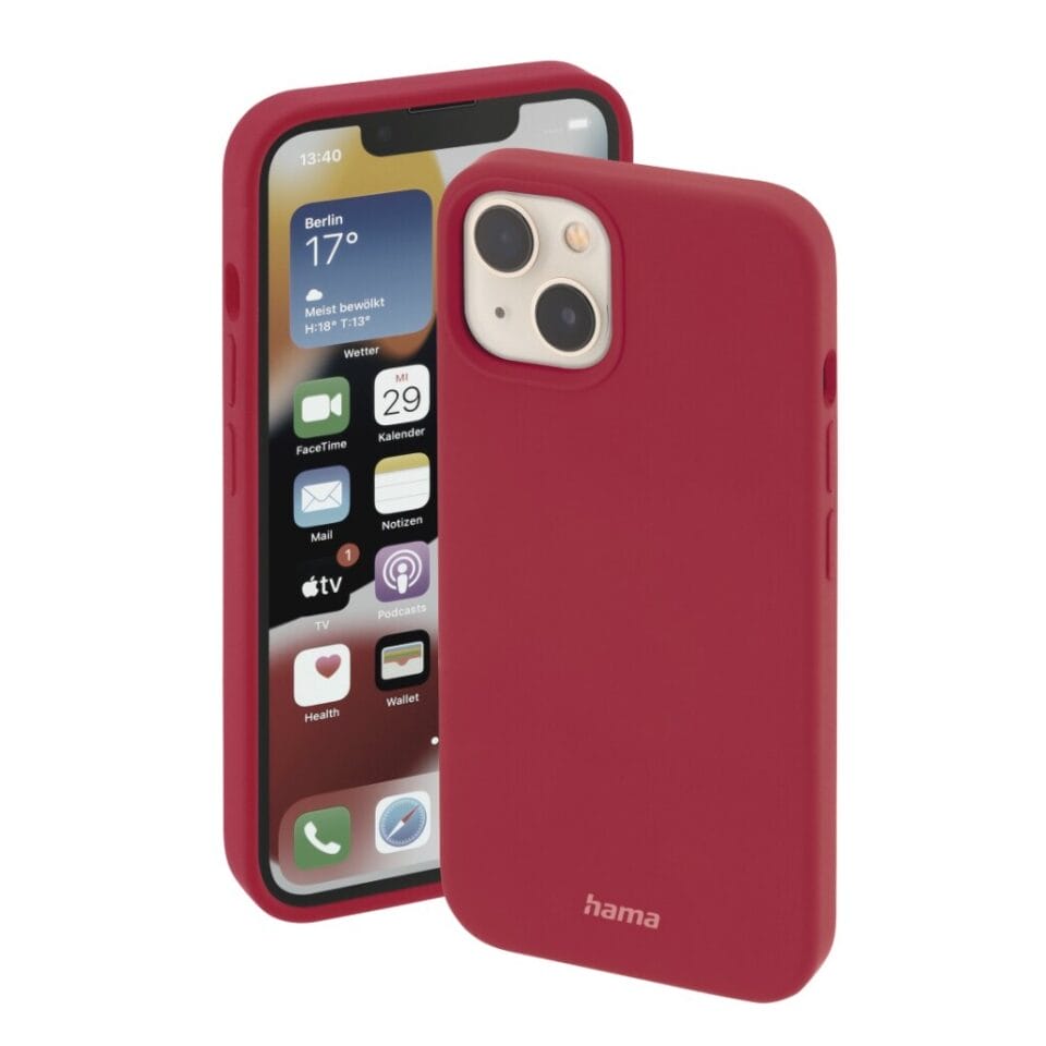 Hama Cover MagCase Finest Feel PRO Voor Apple IPhone 14 Rood