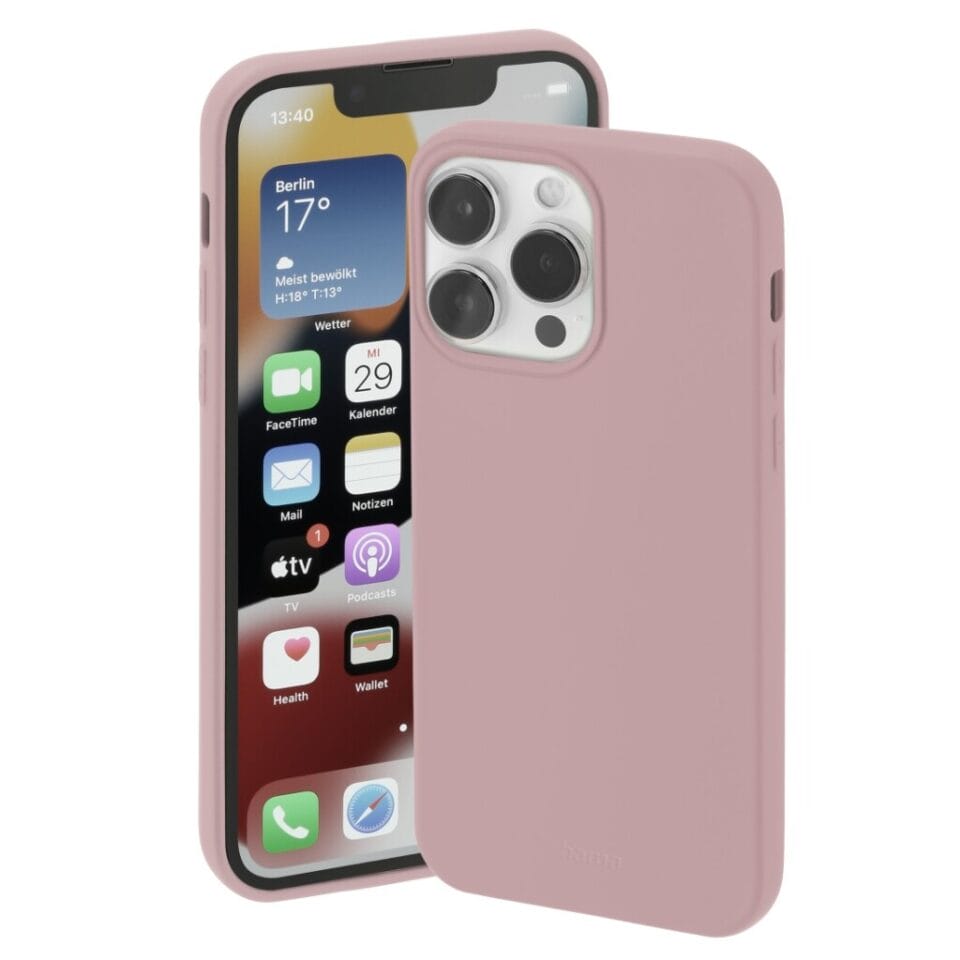 Hama Cover Finest Feel Voor Apple IPhone 14 Pro Nude