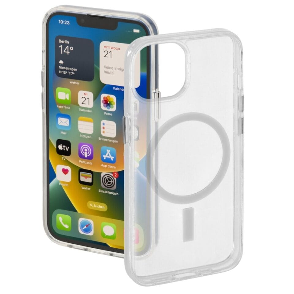 Hama Cover MagCase Safety Voor Apple IPhone 14 Plus Transparant