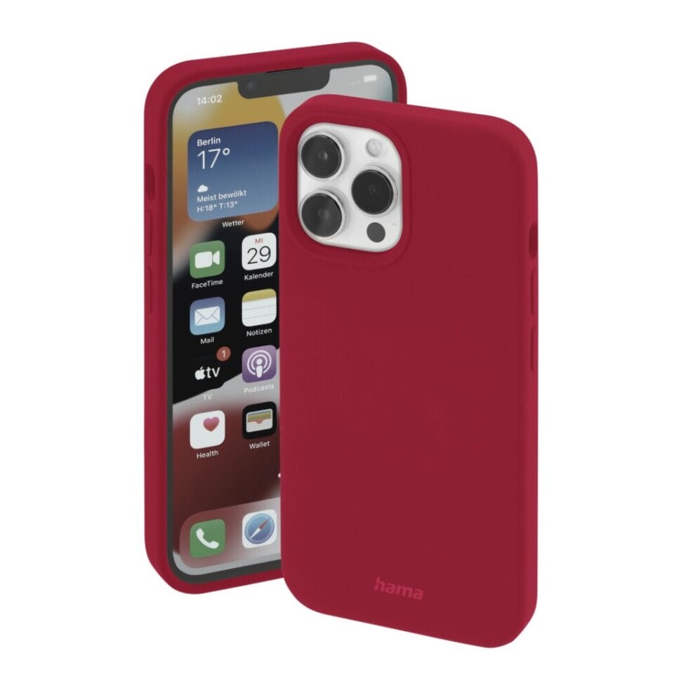 Hama Cover MagCase Finest Feel PRO Voor Apple IPhone 14 Pro Max Rood