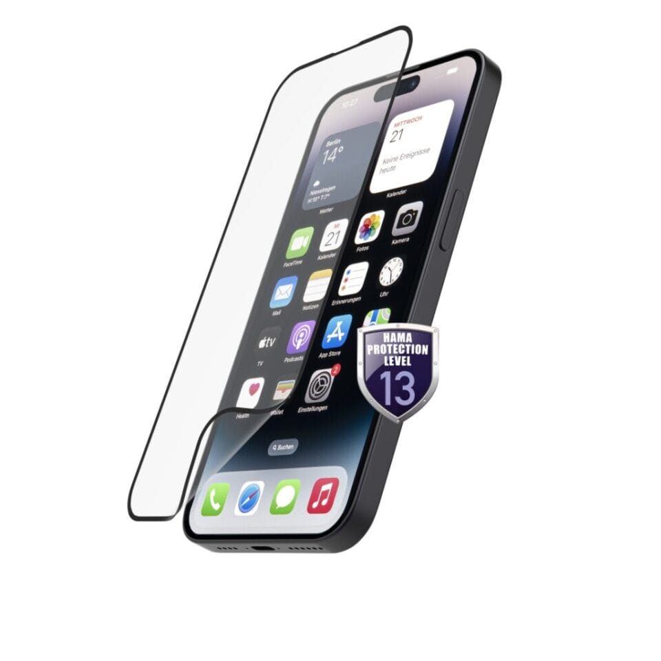 Hama Hiflex Eco Full-Cover Flexibele Displaybescherming IPhone 15 Pro Max