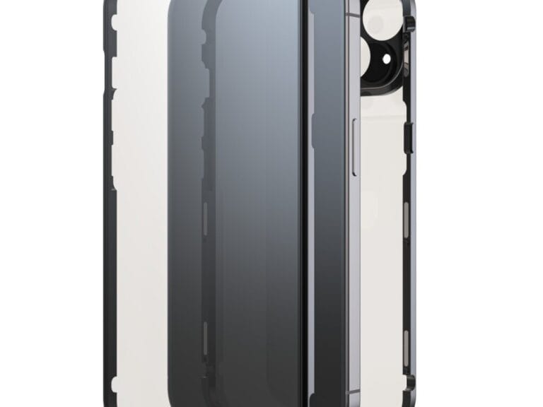 Black Rock 360 Glass Cover Voor Apple IPhone 15 Zwart