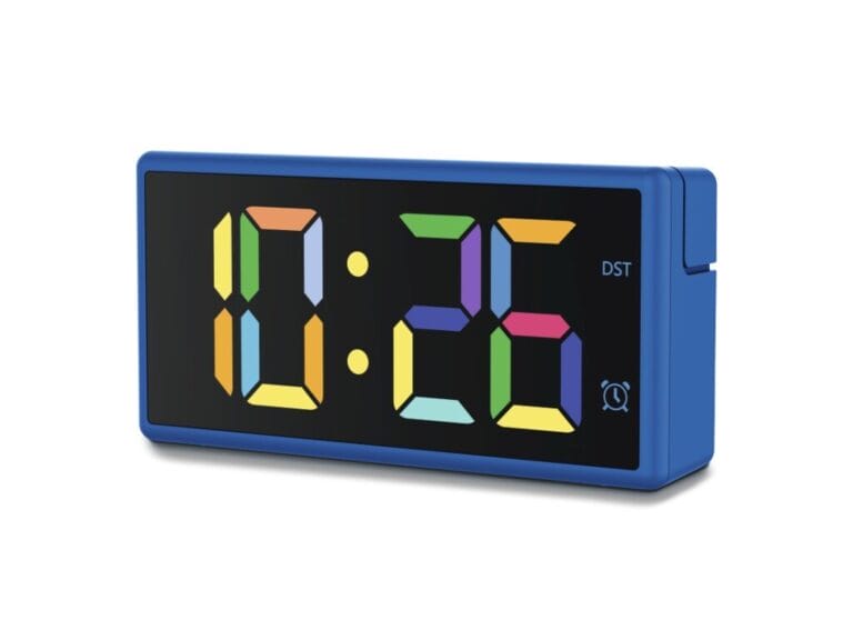 Hama Digitale Wekker Ibiza met Multicolor-Display USB-Oplaadfunctie Blauw