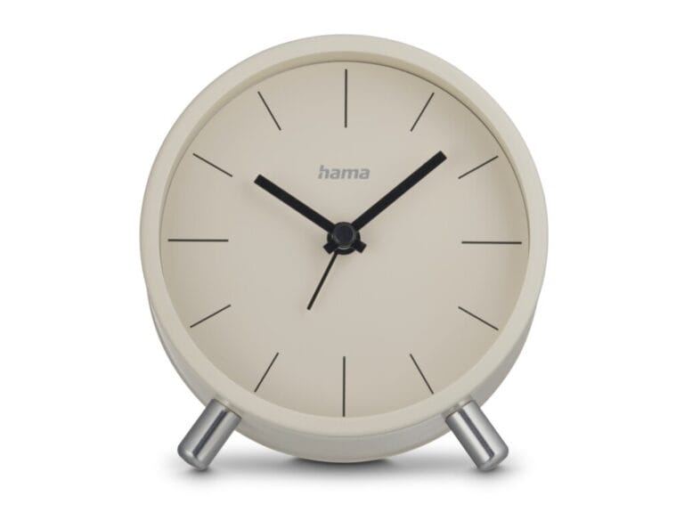 Hama DCF Wekker Flores Tikt Niet Grijs/Beige