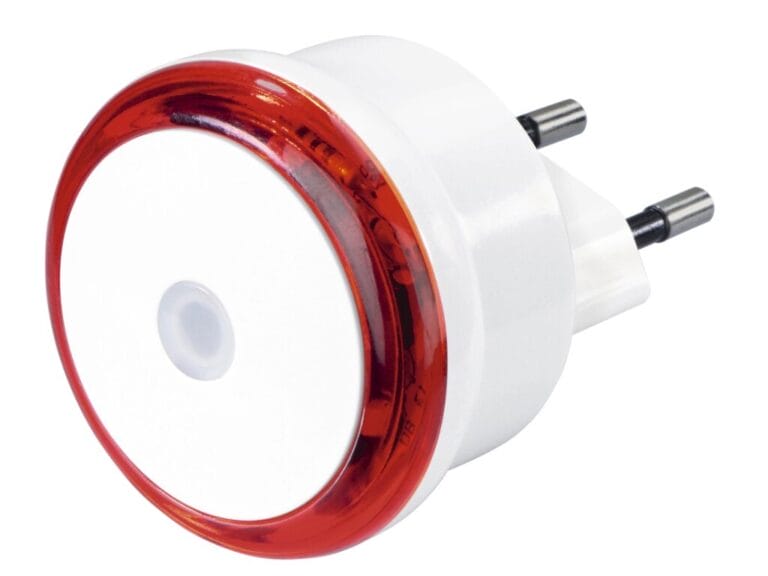 Hama Led-nachtlampje Basic Met Stekker Schemersensor Energiebesp. Rood