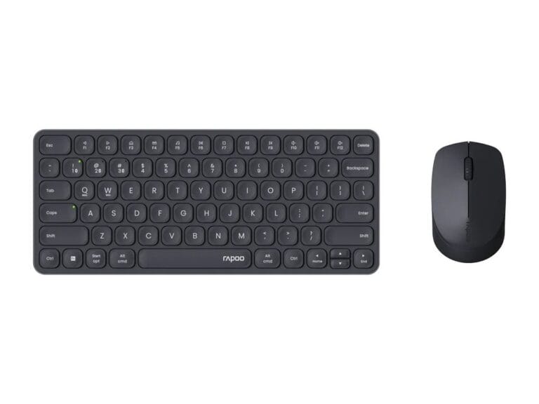 Rapoo 9010M Comboset QWERTY(NL) Toetsenbord + Muis Zwart