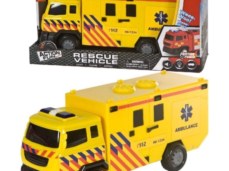Ambulance Friction Truck + Licht en Geluid