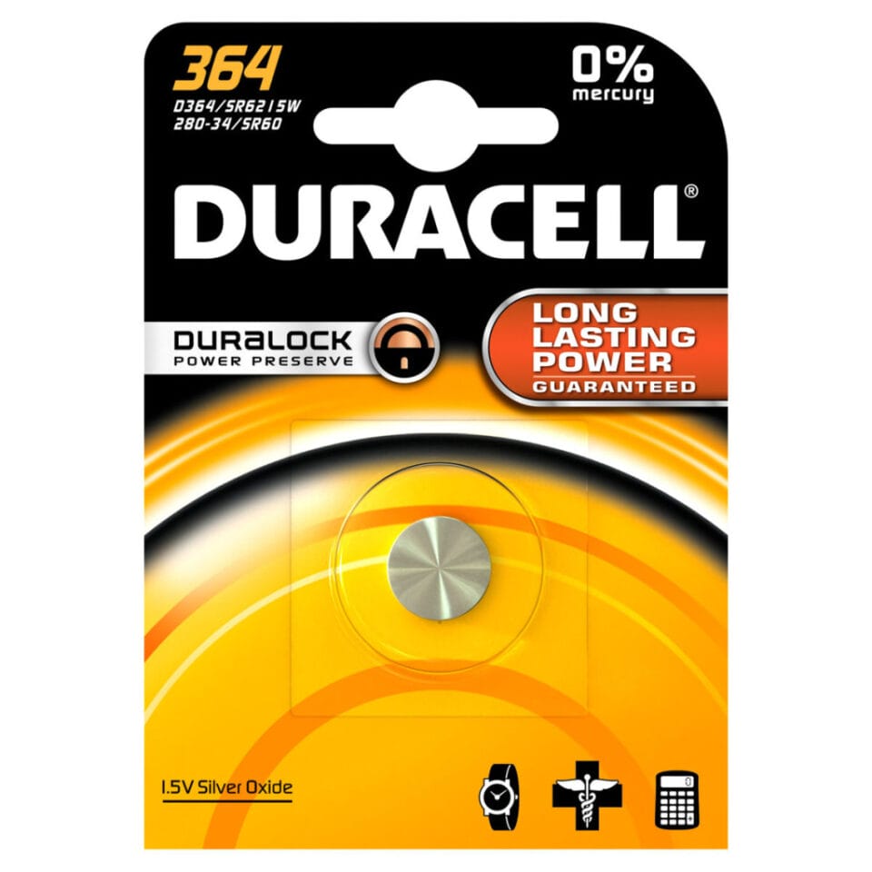 Duracell Knoopcel Silv D364