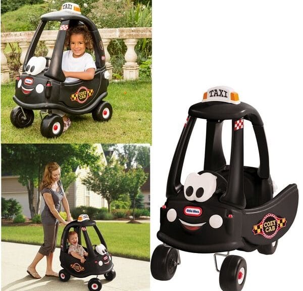 Little Tikes Cozy Coupe Taxi Loopauto Zwart