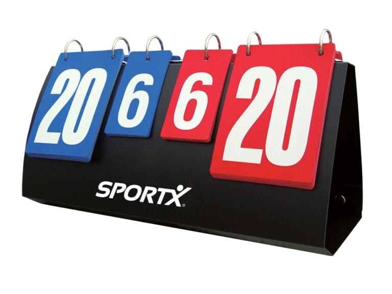 SportX Draagbaar Scorebord tot 30 Punten