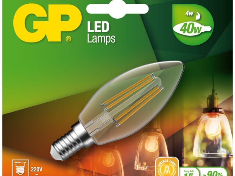 GP Lighting Gp Led Mini Candle Fila.4w E14