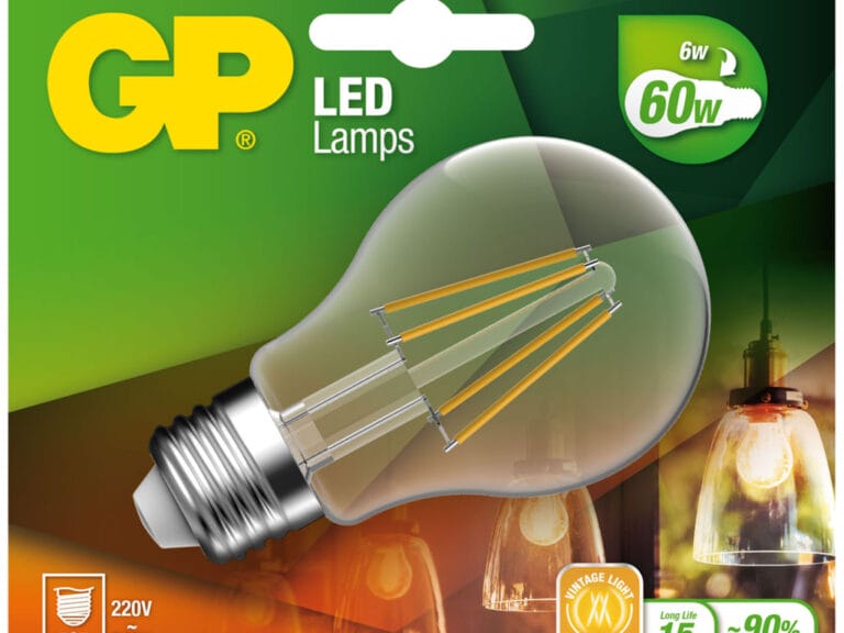 GP Lighting Gp Led Classic Fila. 6w E27