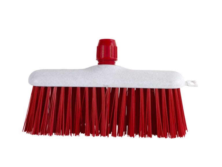 Luva Straatbezem met Steelhouder 30 cm Rood/Wit