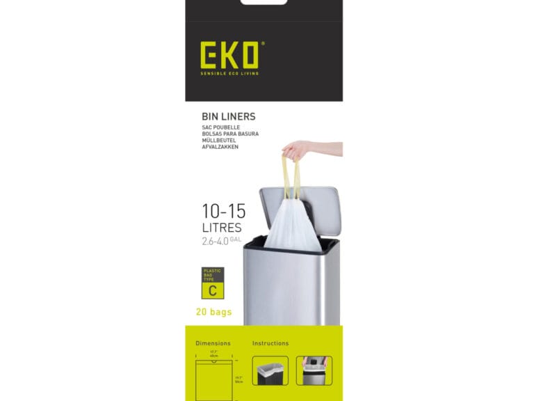 EKO Afvalzak Type C 10-15 Liter Rol met 20 Afvalzakken