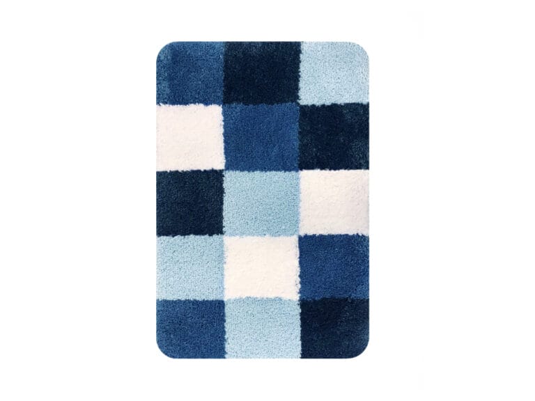 Dutch House Badmat Brest 60x90 cm Blauw