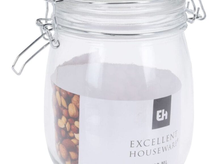 Excellent Houseware Glazen Voorraadpot 0.75L