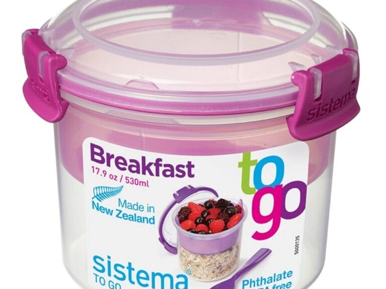 Sistema Breakfast To Go 53 ml 11.4x9.6 cm Roze/Transparant