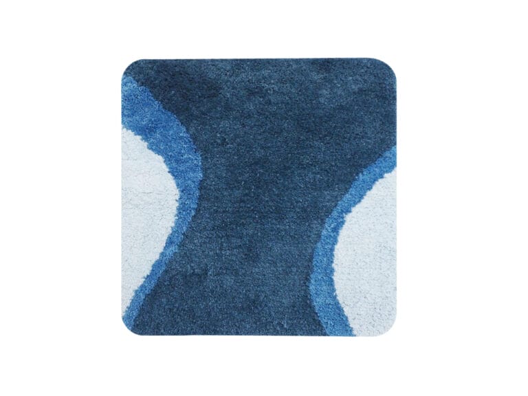 Dutch House Bidetmat Metz 60x60 cm Blauw