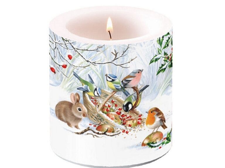 Ambiente Winter Treat Stompkaars 35 Branduren 7.5x8 cm