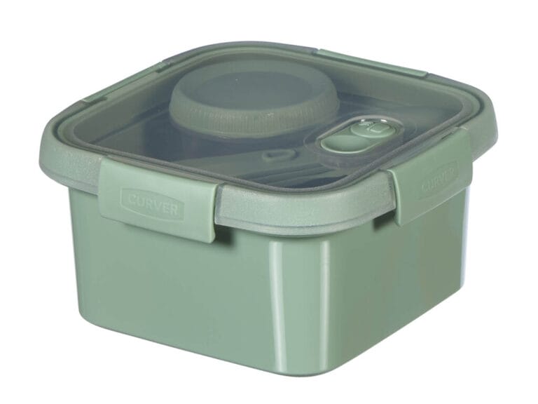 Curver Smart To Go Lunchbox 1.1L + Bestekset + Sauscup Groen