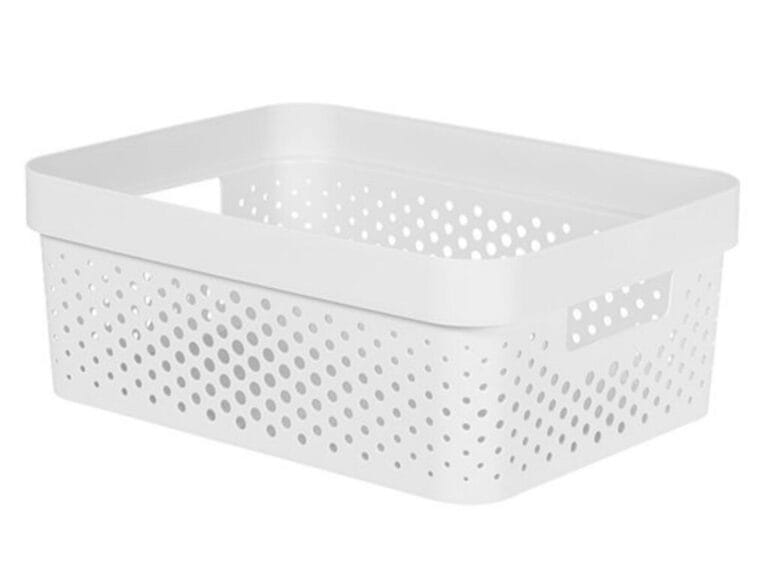 Curver Infinity Dots Box 11L 35.6x26.6x13.6 cm Wit