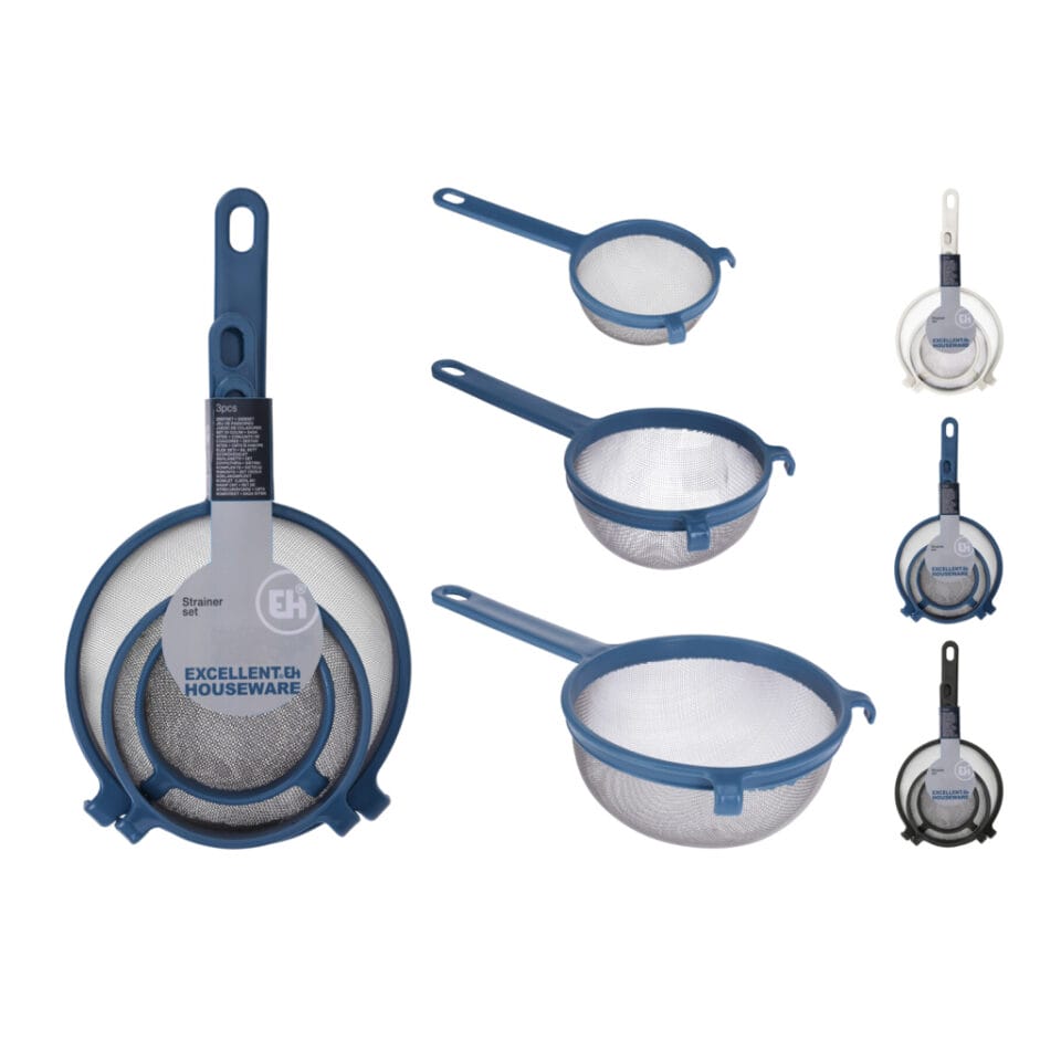 Excellent Houseware Zeef Set 3-delig