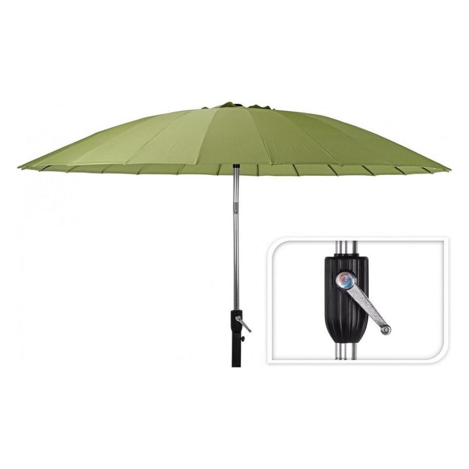 Parasol Shanghai met Draaimechanisme 270 cm Groen