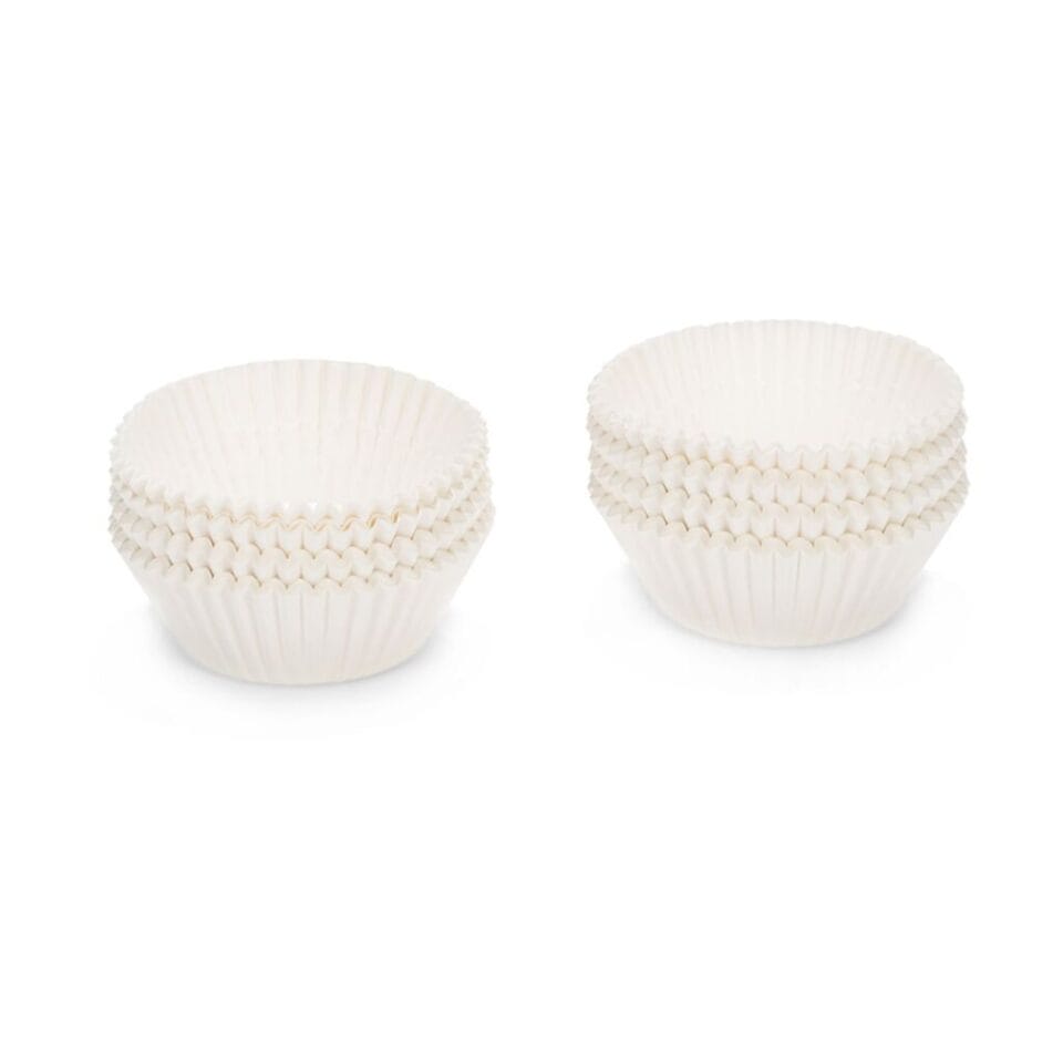 Patisse Papieren Cupcake Bakjes 5 cm 200 Stuks Wit