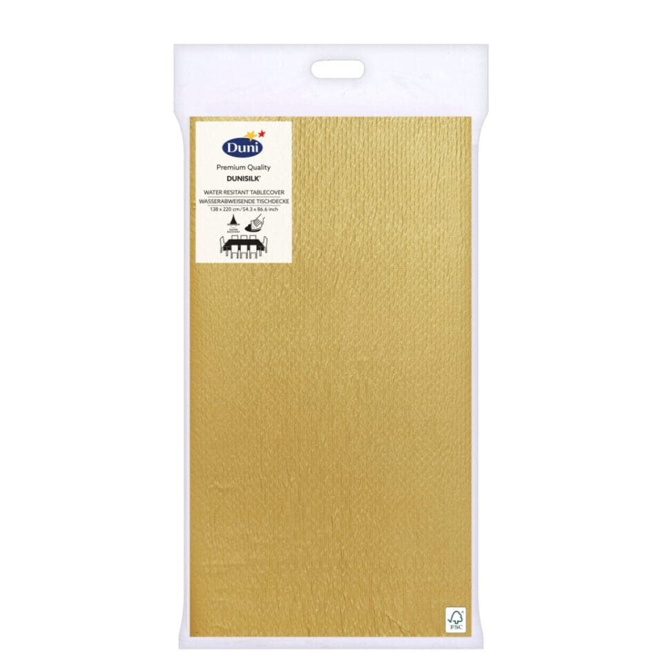 Duni Tafellaken 138x220 cm Goud