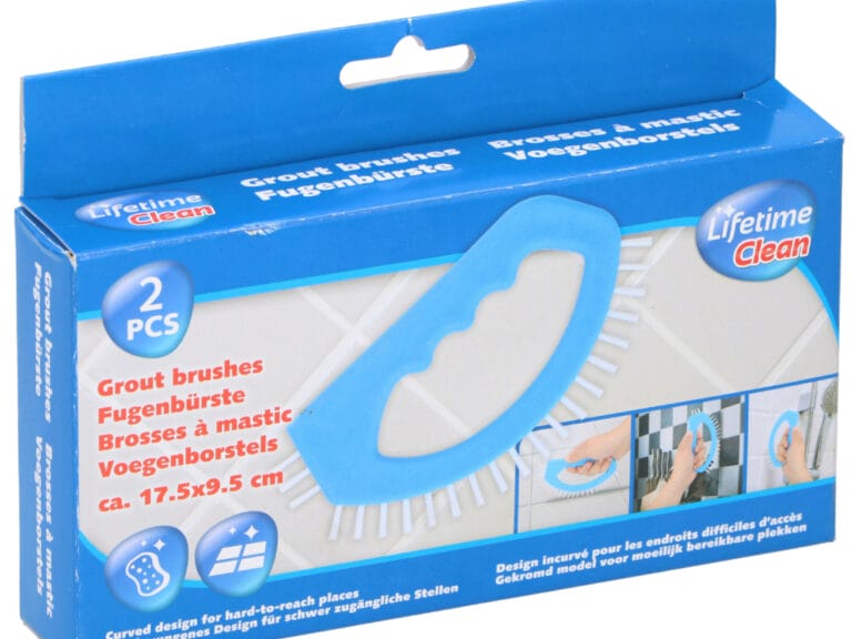 Lifetime Clean Voegenborstel 2 Stuks Blauw/Wit