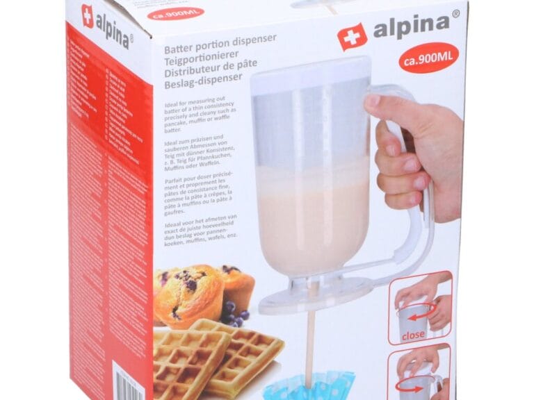 Alpina Beslagdispenser 900 ml Wit/Transparant