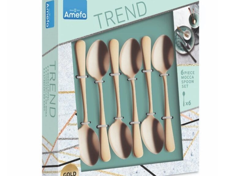 Amefa Trend Theelepels 6 Stuks Goud