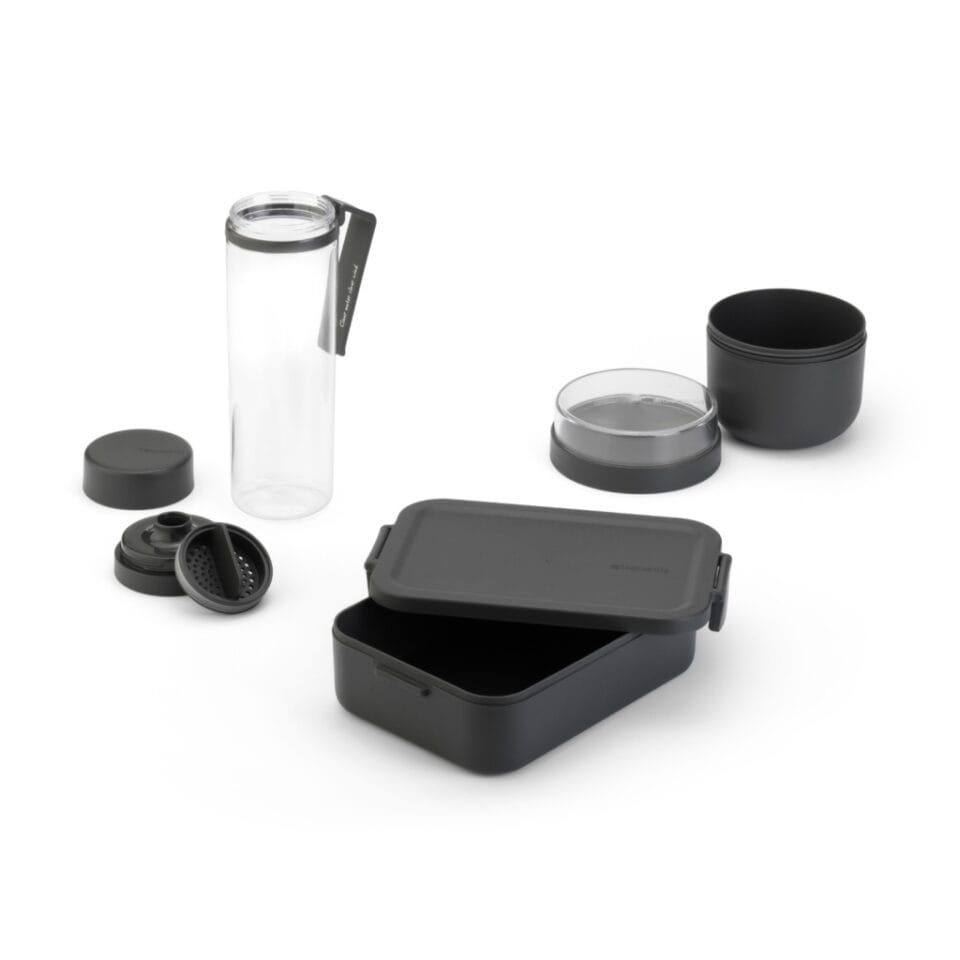 Brabantia Make & Take Ontbijt-Lunchset Donkergrijs