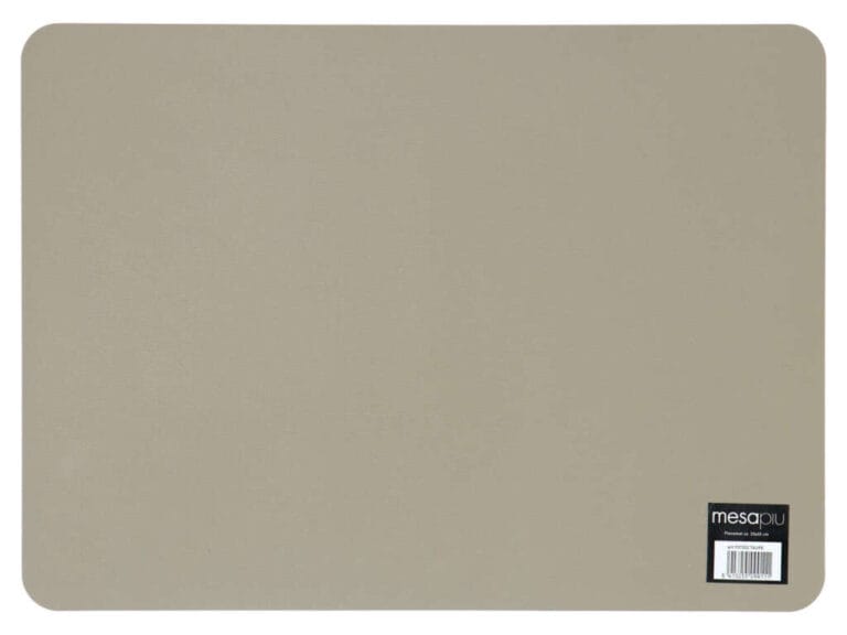 Mesapiu Placemat Lederlook Taupe 45x33 Cm