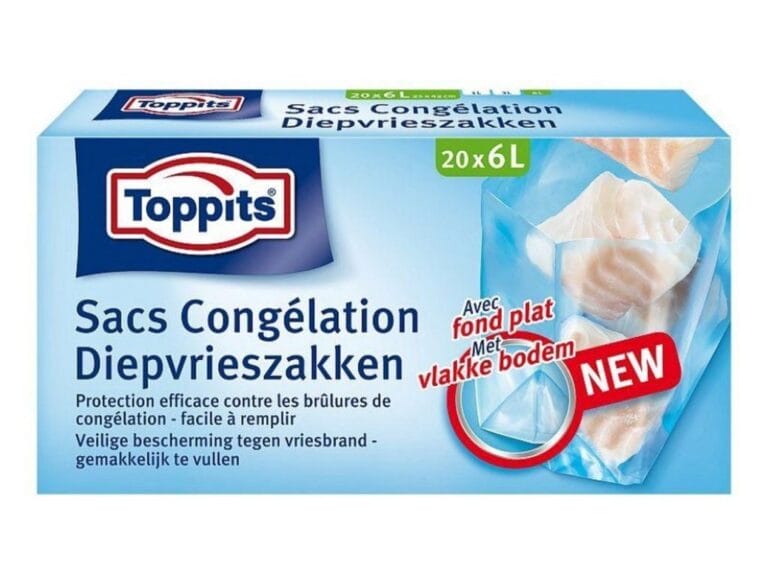 Toppits Diepvrieszakjes 6L 20 Stuks