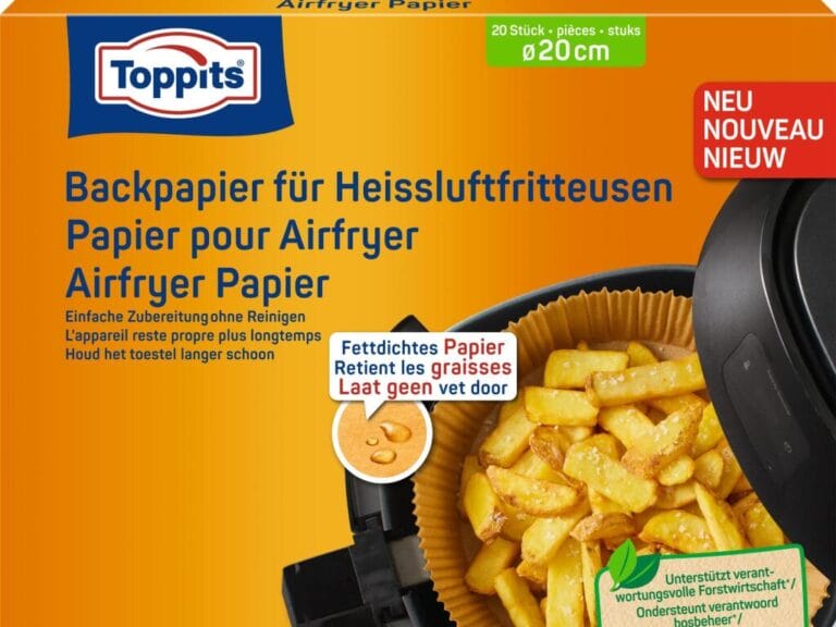 Toppits Airfryer Bakvellen 20 cm 20 Stuks