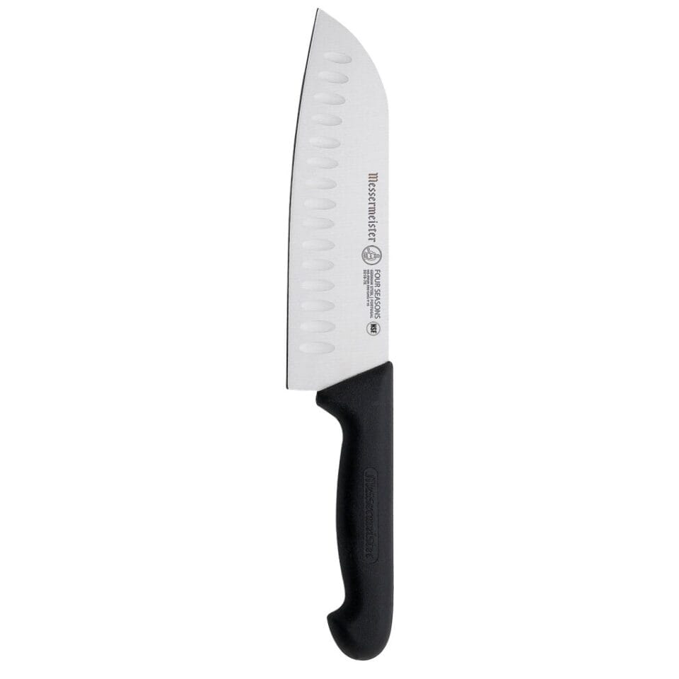 Messermeister Four Seasons Santokumes 18 cm RVS/Zwart