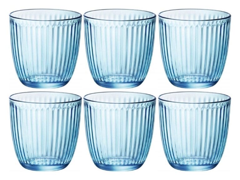 Bormioli Rocco Waterglazen 290 ml 6 Stuks Blauw/Transparant/Glas